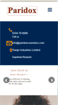 Mobile Screenshot of paridoxcosmetics.com